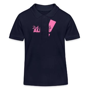 Vorname Alexia - Kinder Organic Poloshirt Mini Sprinter von Stanley/Stella - Navy - Vorne
