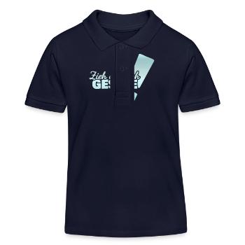 Vorname Gesine - Kinder Organic Poloshirt Mini Sprinter von Stanley/Stella - Navy - Vorne