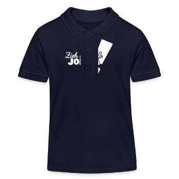 Geschenk für Jonna - Kinder Organic Poloshirt Mini Sprinter von Stanley/Stella - Navy - Vorne