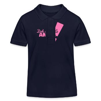 Vorname Anina - Kinder Organic Poloshirt Mini Sprinter von Stanley/Stella - Navy - Vorne