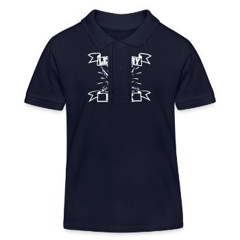 Marik Marik - Polo enfant bio Stanley/Stella - bleu marine - Devant