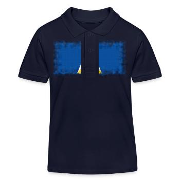 Sainte-Lucie - Polo enfant bio Stanley/Stella - bleu marine - Devant