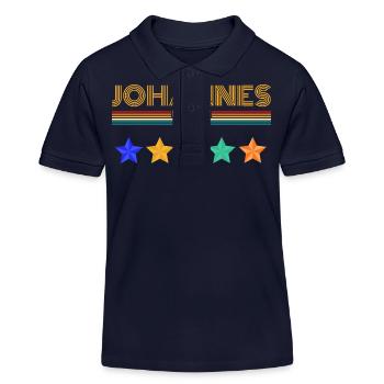 Johannes - Polo enfant bio Stanley/Stella - bleu marine - Devant