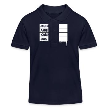 Beruf Angiologe - Kinder Organic Poloshirt Mini Sprinter von Stanley/Stella - Navy - Vorne