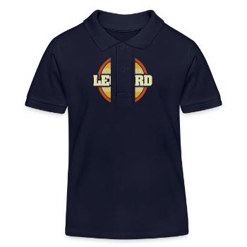 Geschenk für Leonard - Kinder Organic Poloshirt Mini Sprinter von Stanley/Stella - Navy - Vorne