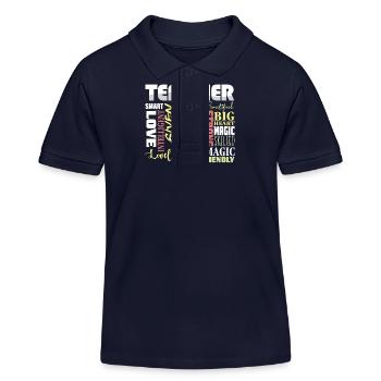 Historically Black College University HBCU - Kinder Organic Poloshirt Mini Sprinter von Stanley/Stella - Navy - Vorne