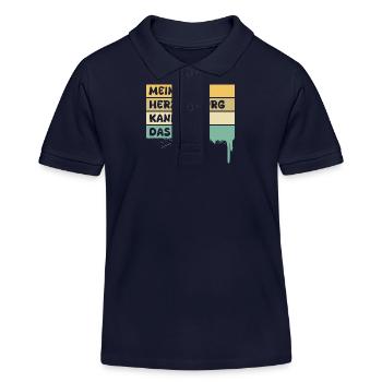 Chirurgien cardiaque - Polo enfant bio Stanley/Stella - bleu marine - Devant
