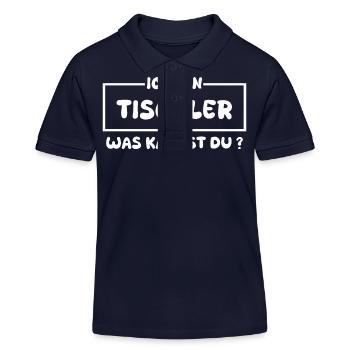 Beruf Tischler - Kinder Organic Poloshirt Mini Sprinter von Stanley/Stella - Navy - Vorne