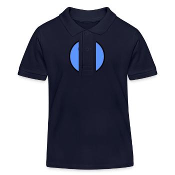 Icône de dentiste dentaire - Polo enfant bio Stanley/Stella - bleu marine - Devant