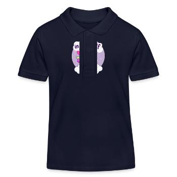 Croyez en vous-même Licorne Fantasy Art pour - Polo enfant bio Stanley/Stella - bleu marine - Devant