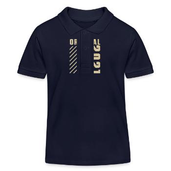 Original 2021 Authentic 2021 Vintage Bursdag - Polo enfant bio Stanley/Stella - bleu marine - Devant