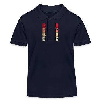 Boxen - Kinder Organic Poloshirt Mini Sprinter von Stanley/Stella - Navy - Vorne