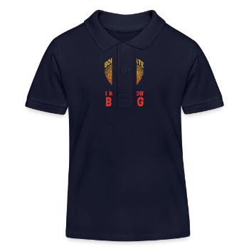 Sorry I'm late I was shadow Boxing - Kids Organic Polo Shirt by Stanley/Stella - navy - Front