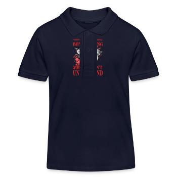 Es ist eine Boxsache, die man nicht verstehen würde - Kinder Organic Poloshirt Mini Sprinter von Stanley/Stella - Navy - Vorne