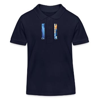 Chefchaouen Morocco Blue City Old Town - Kids Organic Polo Shirt by Stanley/Stella - navy - Front