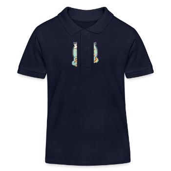 Sweet Sassy 11 11th Birthday Party Celebrant Bday - Kinder Organic Poloshirt Mini Sprinter von Stanley/Stella - Navy - Vorne