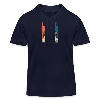 Level School Unlocked Schule Gaming Vorschule - Kinder Organic Poloshirt Mini Sprinter von Stanley/Stella - Navy - Vorne