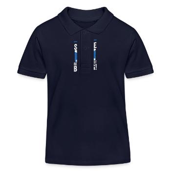 Ecossais Ecosse Ecosse Ecosse - Polo enfant bio Stanley/Stella - bleu marine - Devant