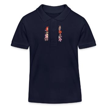 Loved By Jesus For 28 Years 28th Birthday - Kinder Organic Poloshirt Mini Sprinter von Stanley/Stella - Navy - Vorne