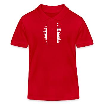 Romeo as Guitar - Kids Organic Polo Shirt by Stanley/Stella - red - Front