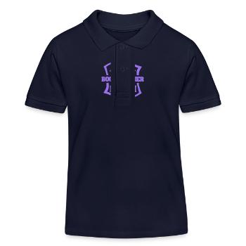 Cadeau pour archetier - Polo enfant bio Stanley/Stella - bleu marine - Devant