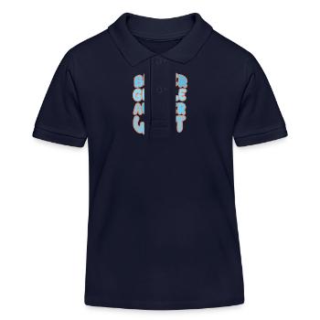 Compagnon de vocation - Polo enfant bio Stanley/Stella - bleu marine - Devant