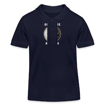 ÖLD COINS NEW LUCK - Kinder Organic Poloshirt Mini Sprinter von Stanley/Stella - Navy - Vorne