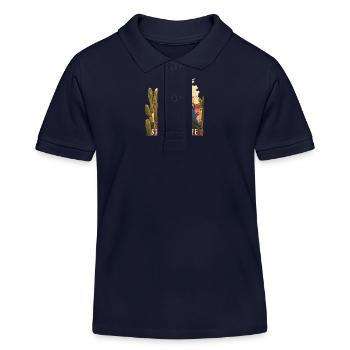 L’ DE L’OUEST - Polo enfant bio Stanley/Stella - bleu marine - Devant