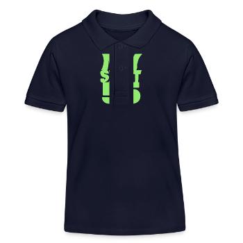 Sweet 55 - Kids Organic Polo Shirt by Stanley/Stella - navy - Front