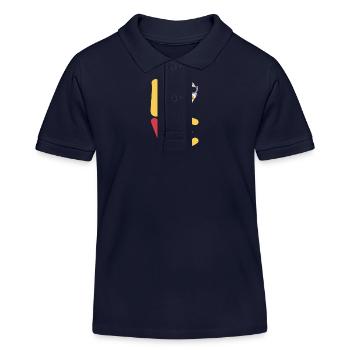 Gans - Kinder Organic Poloshirt Mini Sprinter von Stanley/Stella - Navy - Vorne