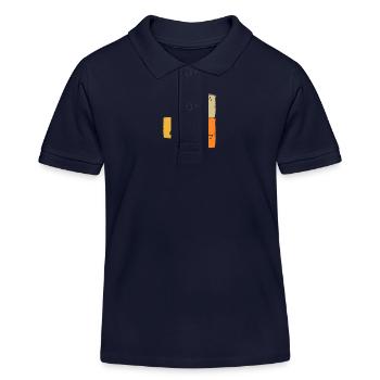 Field Hockey Players Field Hockey - Kids Organic Polo Shirt by Stanley/Stella - navy - Front