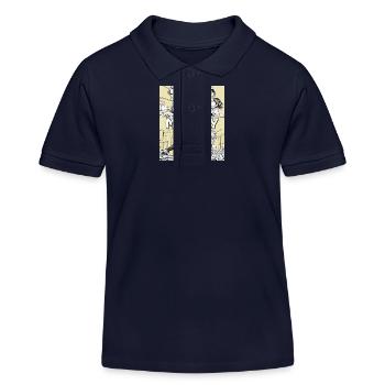 FEMME MÉNAGE MAMAN - Polo enfant bio Stanley/Stella - bleu marine - Devant
