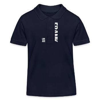 Frank - Kids Organic Polo Shirt by Stanley/Stella - navy - Front