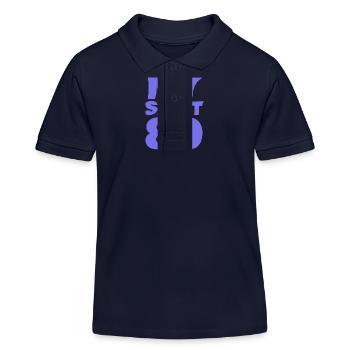 89 - Kids Organic Polo Shirt by Stanley/Stella - navy - Front