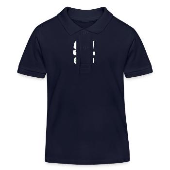 Segeln Boot Segler Segelsport Schiff Segelboot - Kinder Organic Poloshirt Mini Sprinter von Stanley/Stella - Navy - Vorne