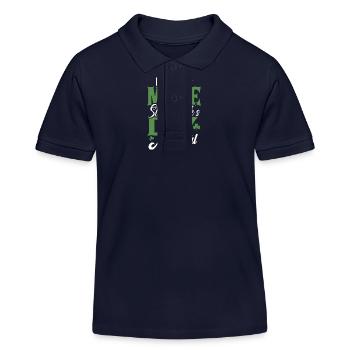 Irish Exits Make St Patrick's Day Magical - Kids Organic Polo Shirt by Stanley/Stella - navy - Front