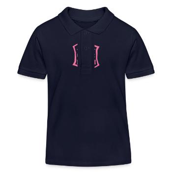 Beruf Gamer - Kinder Organic Poloshirt Mini Sprinter von Stanley/Stella - Navy - Vorne