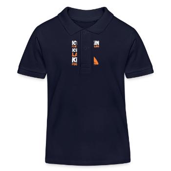Fliesenlegen Ausbildung Lehrling Auzbi Fliesenlege - Kinder Organic Poloshirt Mini Sprinter von Stanley/Stella - Navy - Vorne