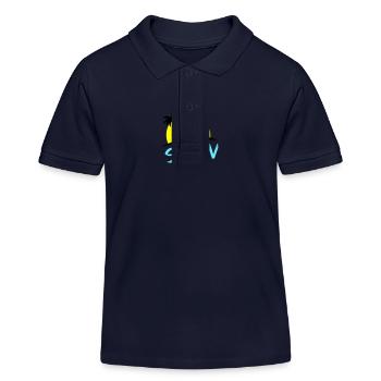Espagne - Polo enfant bio Stanley/Stella - bleu marine - Devant
