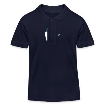 Süßer Marshmallow Dabbing Zucker Comic - Kinder Organic Poloshirt Mini Sprinter von Stanley/Stella - Navy - Vorne