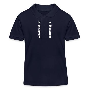 Gleisbauer als Beruf - Kinder Organic Poloshirt Mini Sprinter von Stanley/Stella - Navy - Vorne