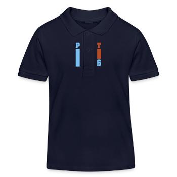 1986 1986 - Polo enfant bio Stanley/Stella - bleu marine - Devant