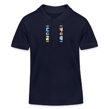Gran Canaria 2024 Colorful - Kids Organic Polo Shirt by Stanley/Stella - navy - Front