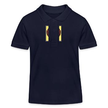 Ruby Cav - Kinder Organic Poloshirt Mini Sprinter von Stanley/Stella - Navy - Vorne