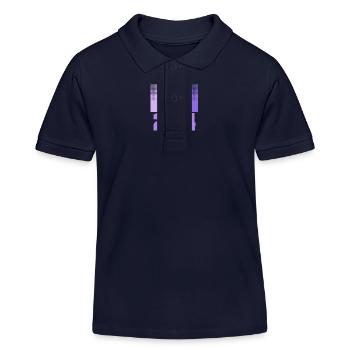 2014 - Kinder Organic Poloshirt Mini Sprinter von Stanley/Stella - Navy - Vorne