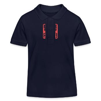 Ehe 2006 - Kinder Organic Poloshirt Mini Sprinter von Stanley/Stella - Navy - Vorne