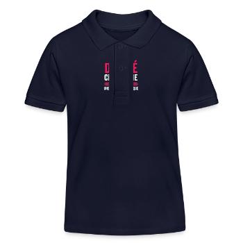 sorry this man is already taken - Kids Organic Polo Shirt by Stanley/Stella - navy - Front