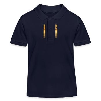 Born in 1952 - Kids Organic Polo Shirt by Stanley/Stella - navy - Front