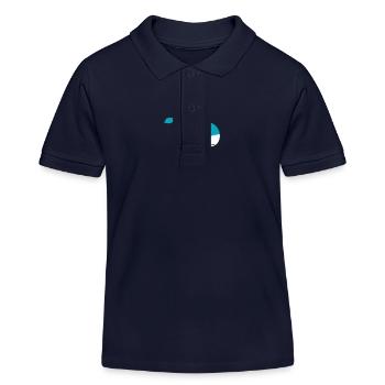 Happy Whale Says Hello - Idée cadeau - Polo enfant bio Stanley/Stella - bleu marine - Devant