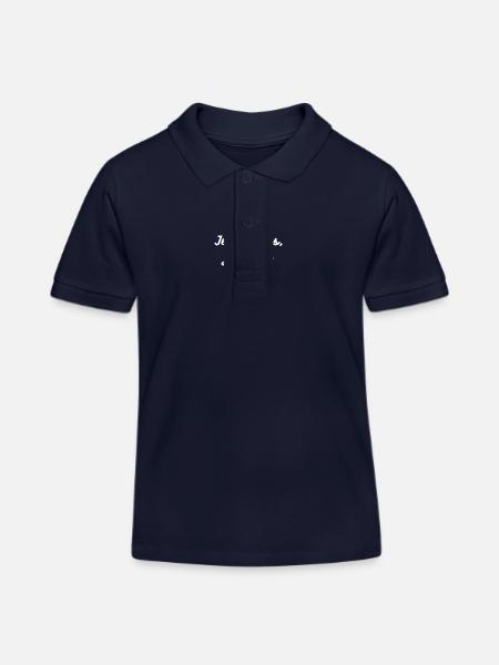 Crêpe Breizh Pause - Polo enfant bio Stanley/Stella - bleu marine